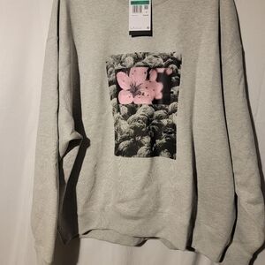 Nike SB Skate Crew Sweatshirt Unisex Size XL Gray Fleece DV9032-050